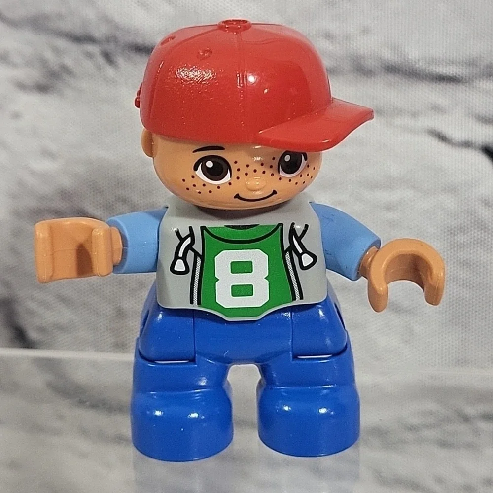 Lego Duplo Figures Lot Of 3 People Fireman Boy Kid Dalmatian Dog Pet‎ Animal - Picture 4 of 8